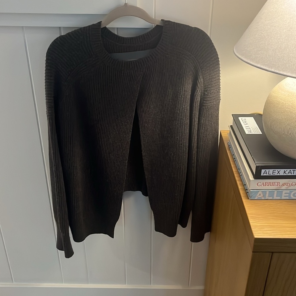 Helmet Lang Open Back Sweater - image 7